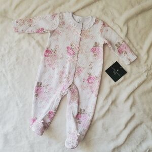 Laura Ashley Quilted Floral Baby Outfit